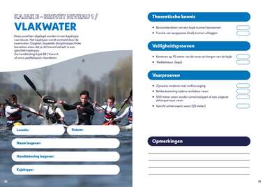 B1 brevet kajak -  - Trainer C Lijn - Marathon